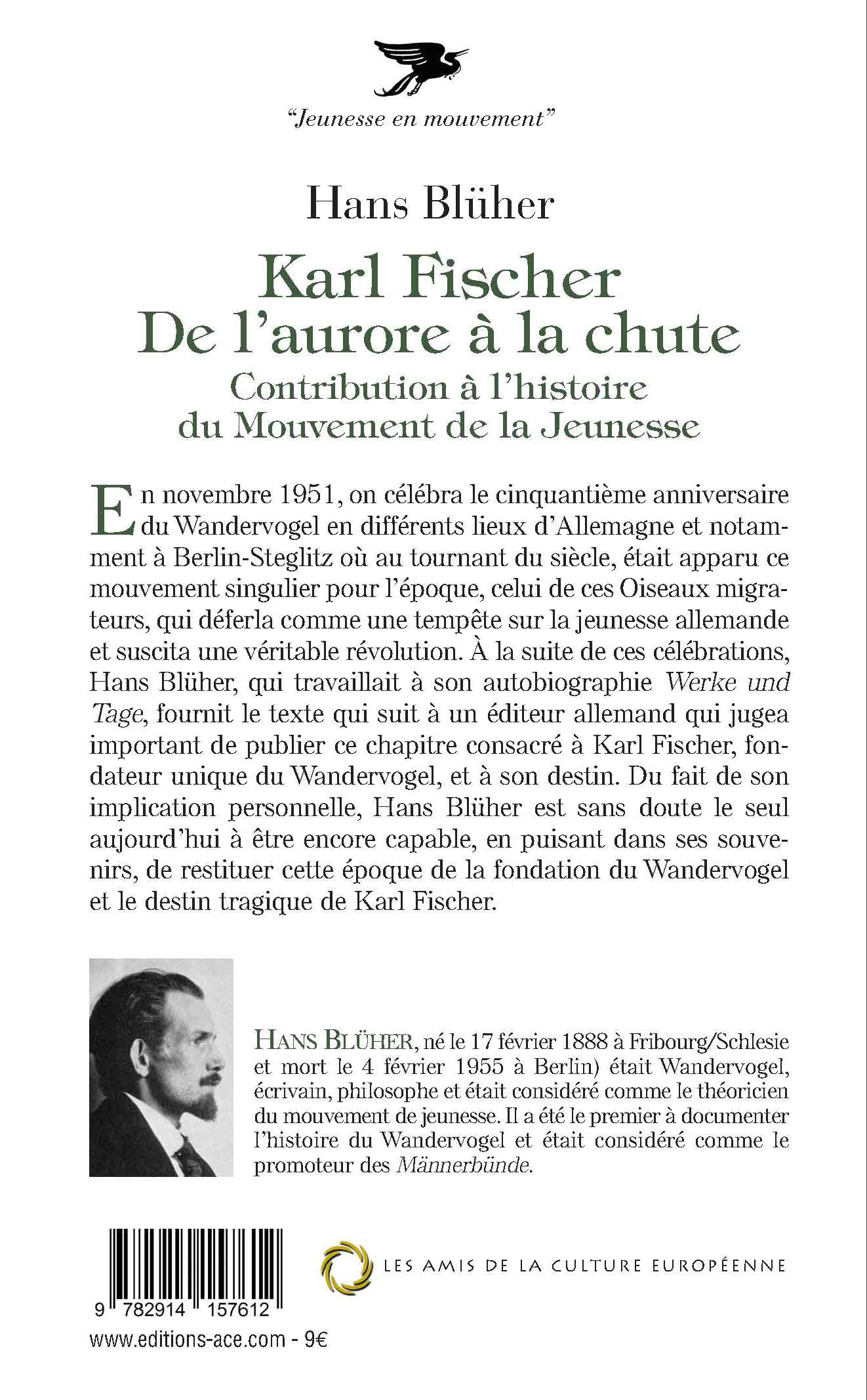 L'oeuvre de Karl Fisch et sa chute - Hans Blüher