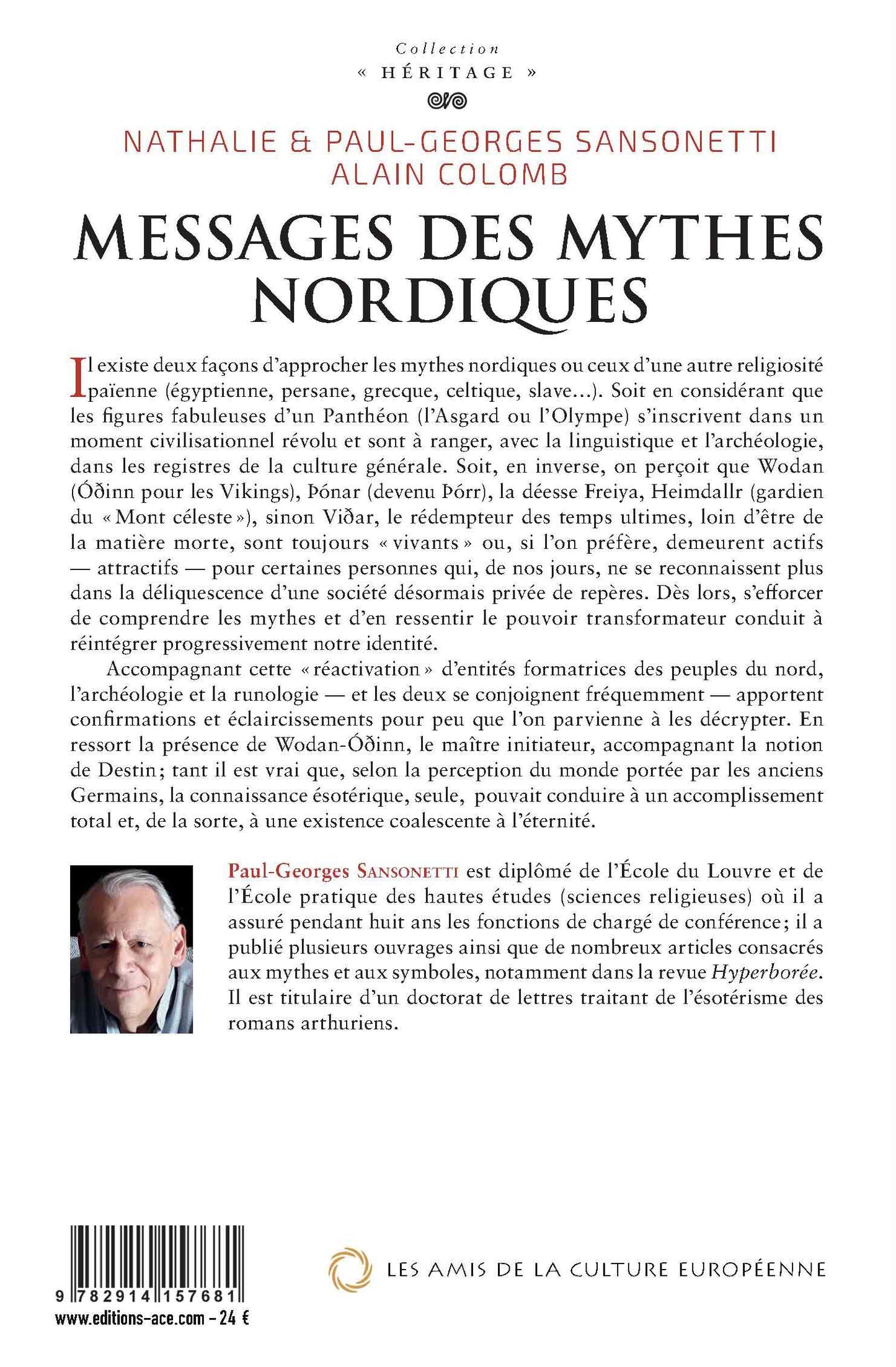 Messages des mythes nordiques – Nathalie & Paul-Georges Sansonetti et Alain Colomb