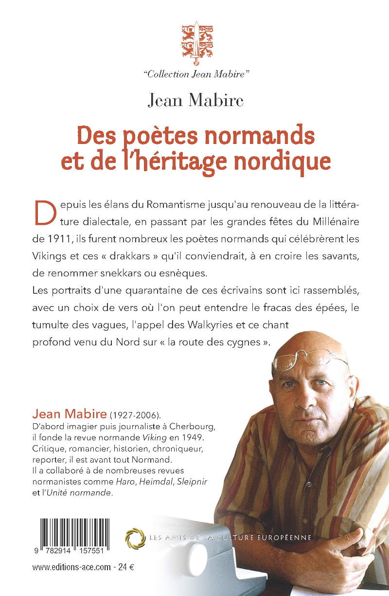Des poètes normands et de l'héritage nordique - Jean Mabire - Editions ACE