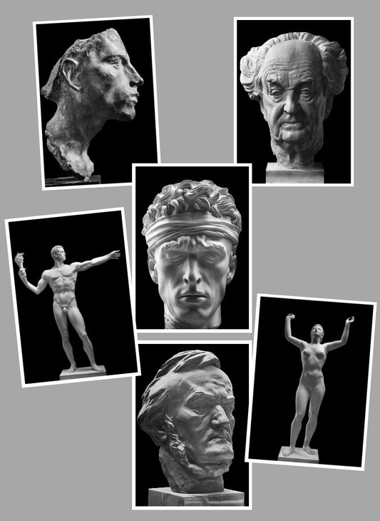 Série de 6 cartes postales – Arno Breker