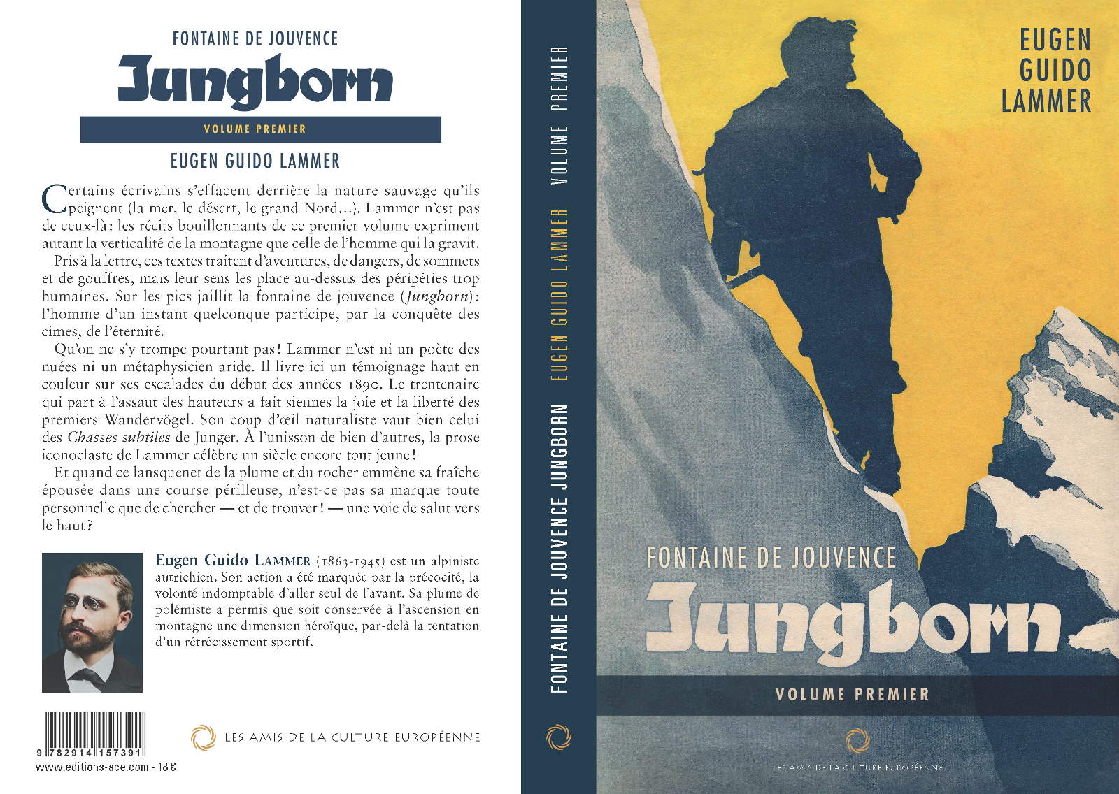 Jungborn – Fontaine de Jouvence Volume 1 – Eugen Guido Lammer - Editions ACE