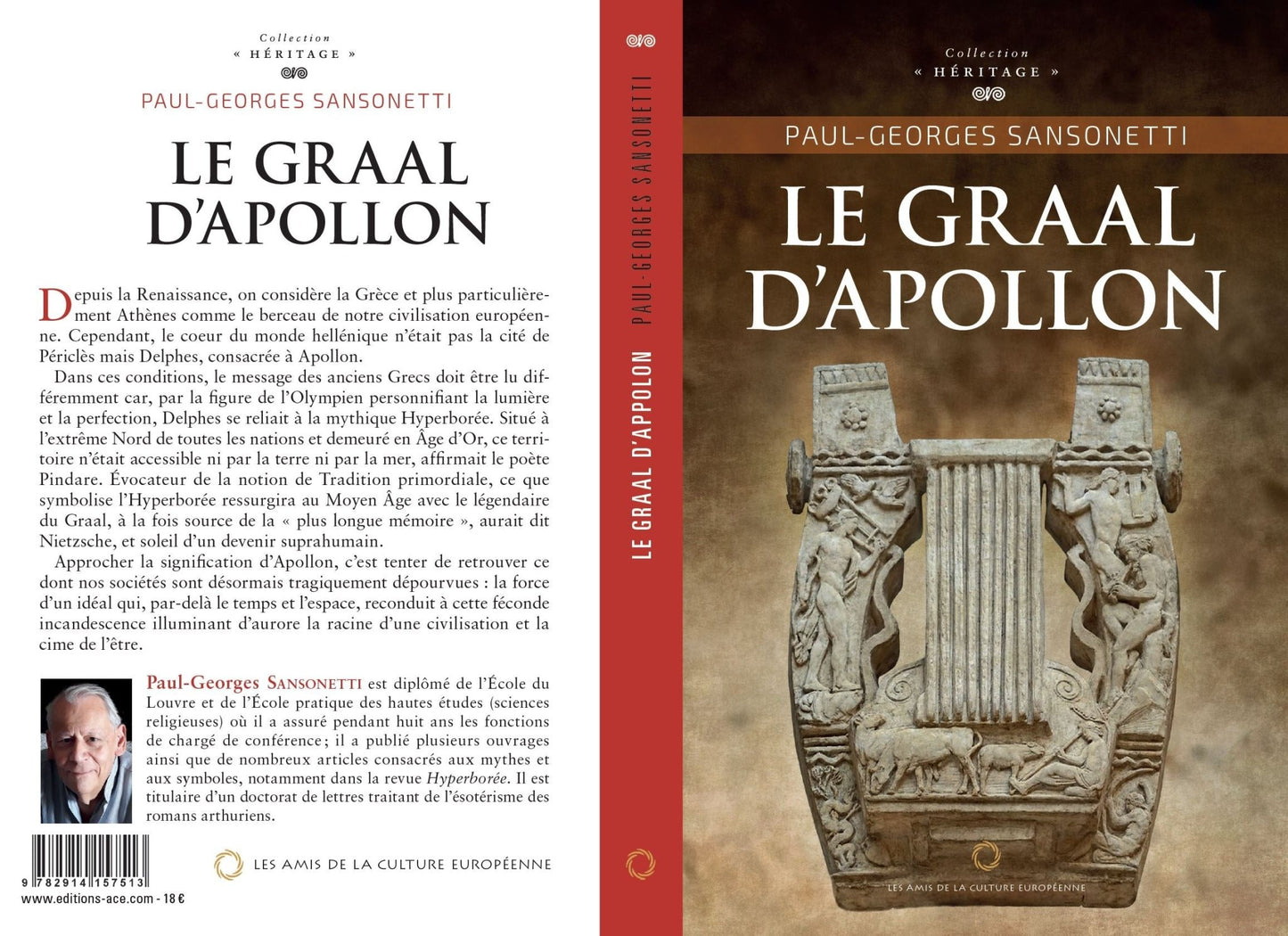 Le graal d’Apollon – Paul - Georges Sansonetti - Editions ACE